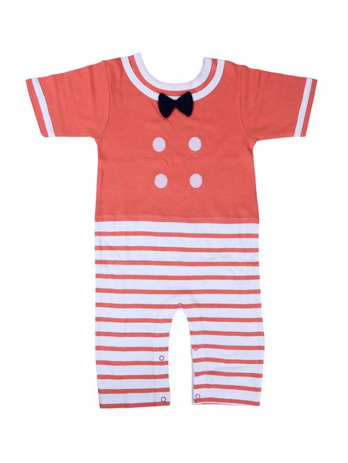 pink cotton romper - 14469200 - Standard Image - 1