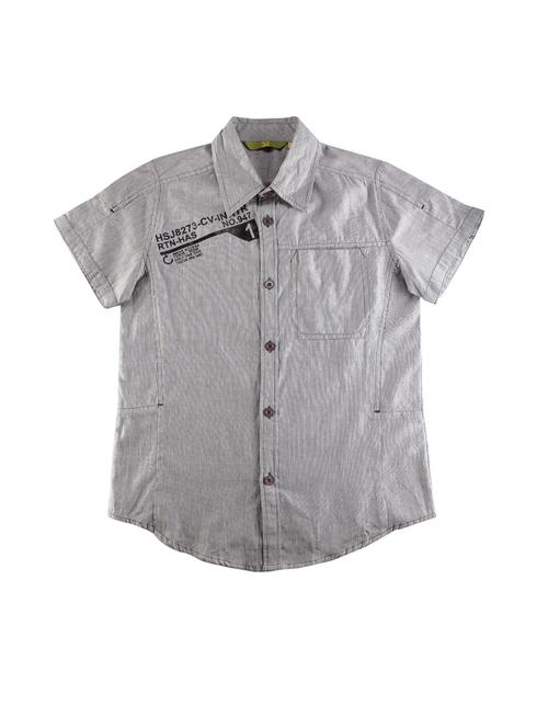 grey cotton shirt - 14470317 - Standard Image - 1