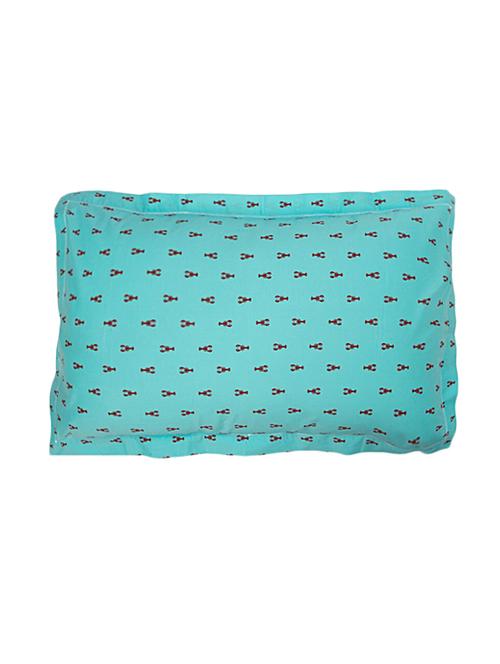 The Baby Atelier Baby Pillow Cover with Filler Blue Crab - 14470522 - Very Small Image - 1