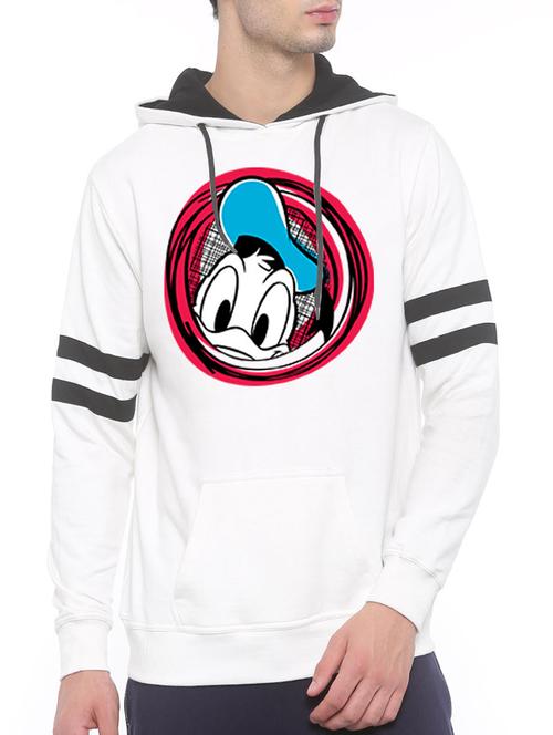 white cotton chest print sweatshirt - 14470929 - Very Small Image - 1