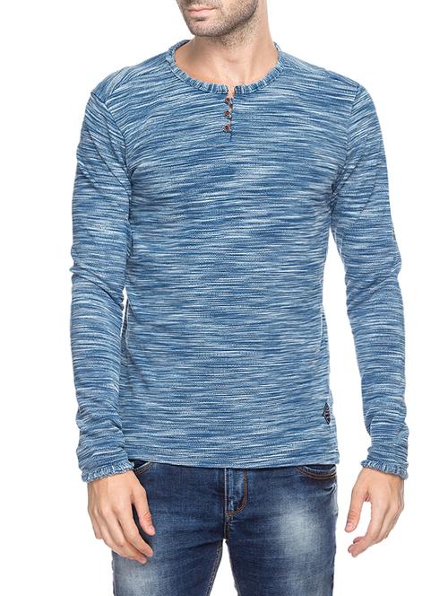blue cotton t-shirt - 14471032 - Very Small Image - 1