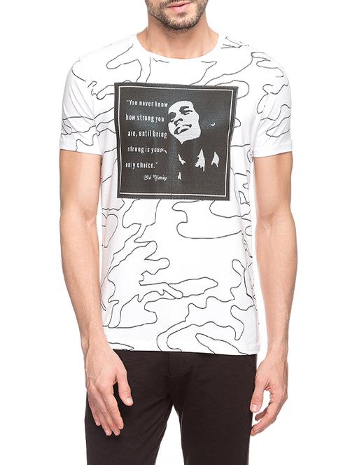 white cotton character t-shirt - 14471059 - Very Small Image - 1