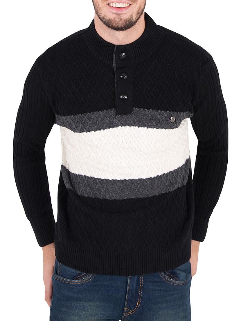 black woollen pullover - 14471268 - Zoom Image - 1