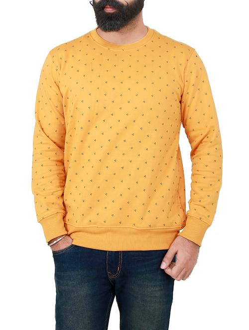 yellow cotton pullover - 14471313 - Standard Image - 1