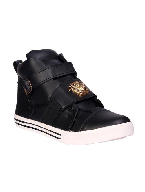black leatherette sneaker - 14471326 - Very Small Image - 1
