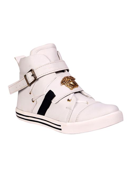 white leatherette sneaker - 14471328 - Very Small Image - 1