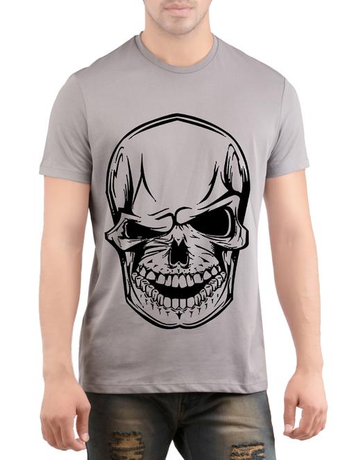 grey cotton t-shirt - 14471957 - Very Small Image - 1