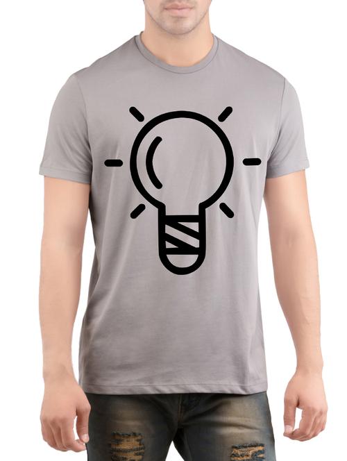 grey cotton t-shirt - 14471962 - Very Small Image - 1