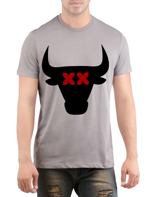 grey cotton t-shirt - 14471963 - Very Small Image - 1