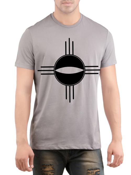 grey cotton t-shirt - 14471966 - Very Small Image - 1