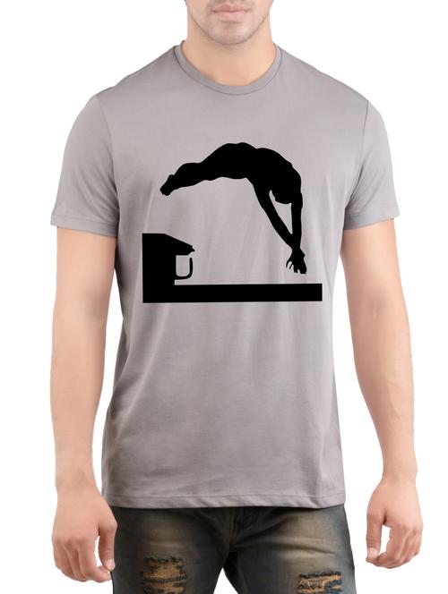 grey cotton t-shirt - 14471970 - Very Small Image - 1