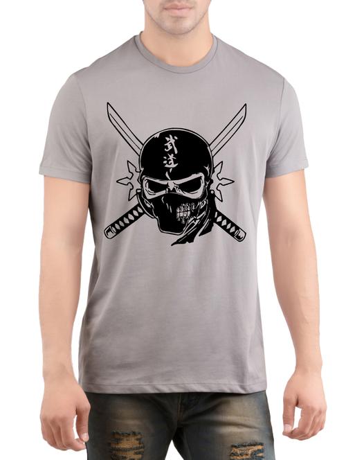 grey cotton t-shirt - 14472074 - Very Small Image - 1