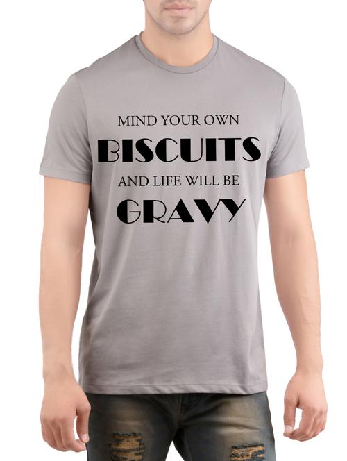 grey cotton t-shirt - 14472082 - Very Small Image - 1