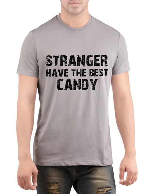 grey cotton t-shirt - 14472092 - Very Small Image - 1