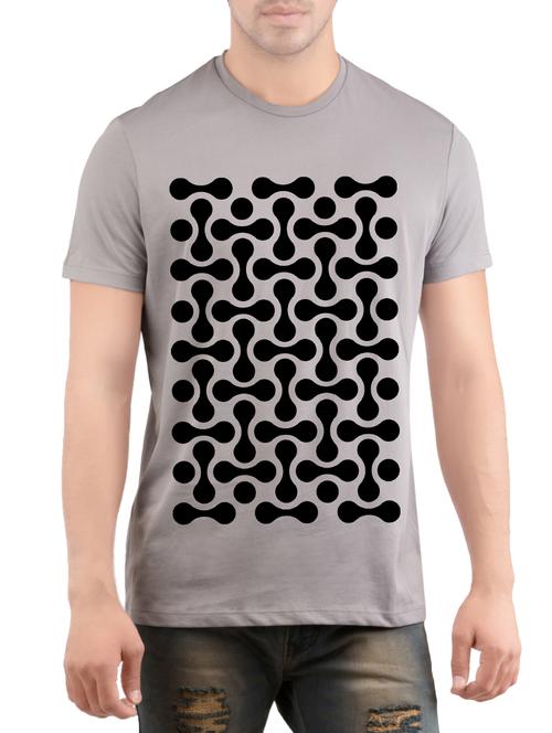 grey cotton t-shirt - 14472110 - Very Small Image - 1