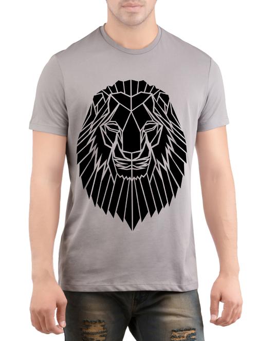 grey cotton t-shirt - 14472113 - Very Small Image - 1