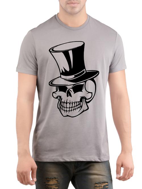 grey cotton t-shirt - 14472131 - Very Small Image - 1
