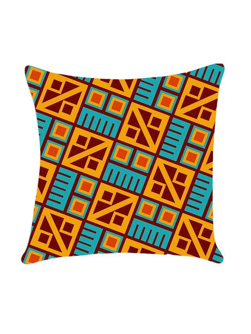 Geometric print cushion cover by Ambbi Collections - 14472289 - Standard Image - 1
