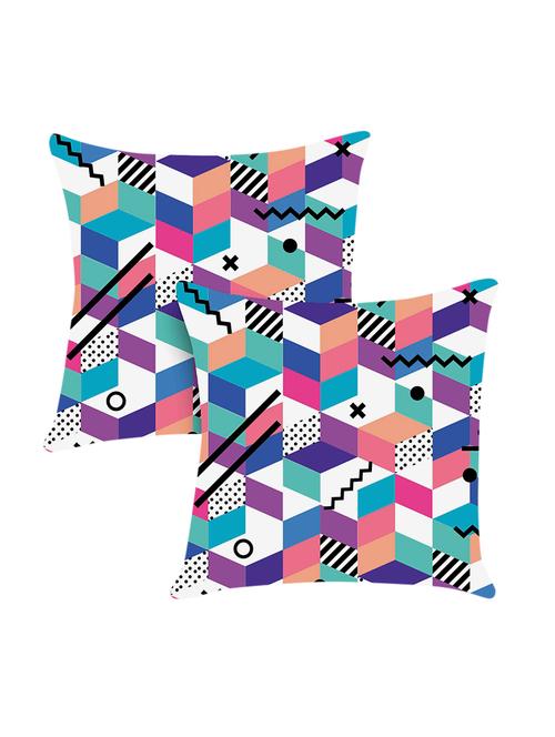 Geometric Print cushion cover by Ambbi Collections - 14472301 - Standard Image - 1