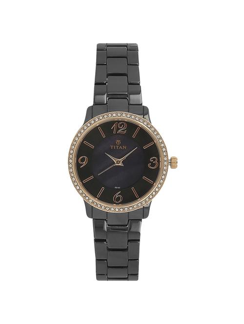 Titan Ceramic Analog Black Dial Women's Watch - 95017KC02J - 14472568 - Very Small Image - 1