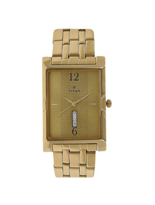 Titan Karishma Analog Gold Dial Men's Watch -1641YM02 - 14472629 - Very Small Image - 1