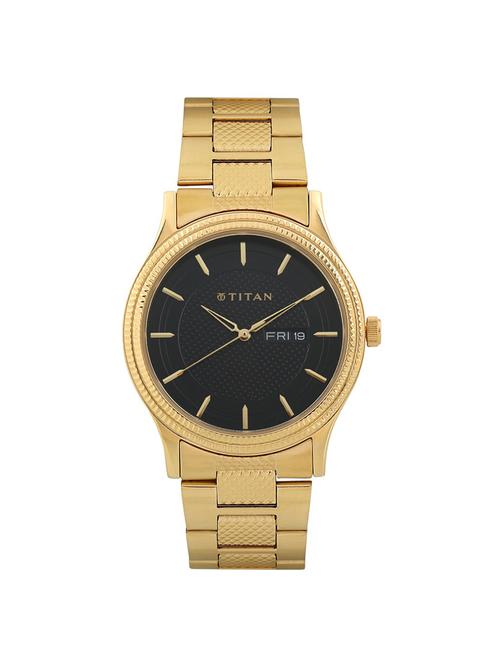 Titan Analog Black Dial Men's Watch-1650YM07 - 14472639 - Very Small Image - 1
