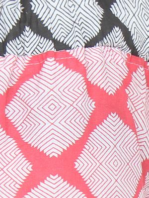 pink printed cotton palazzo - 14472687 - Standard Image - 4