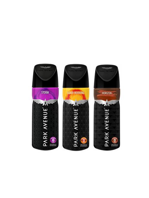 Park Avenue 1 Storm and 1 Good Morning and 1 Horizon Deodorant Combo for Men (Pack of 3) - 14472854 - Very Small Image - 1