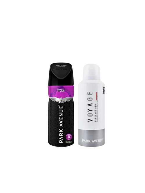 Park Avenue 1 Storm and 1 Voyage Deodorant Combo for Men (Pack of 2) - 14472865 - Very Small Image - 1