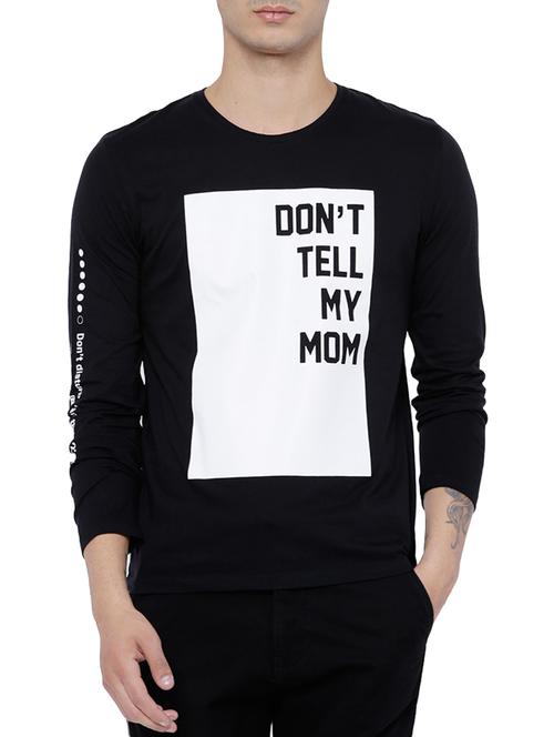 black cotton t-shirt - 14472871 - Very Small Image - 1