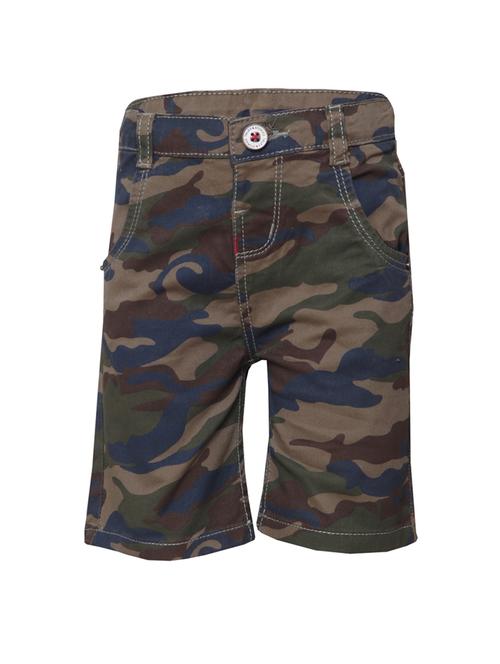 green cotton shorts - 14472882 - Standard Image - 1