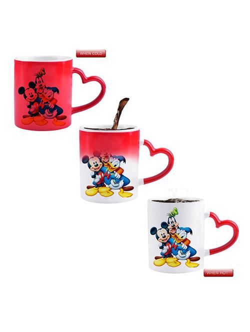 DISNEY THREE CARTOON CHARACTERS Printed Color Changing Magic Mug - 14472969 - Standard Image - 1