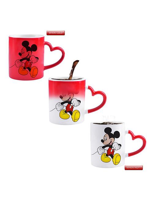 WALKING ON THE WAY MICKEY MOUSE Printed Color Changing Magic Mug - 14472970 - Standard Image - 1