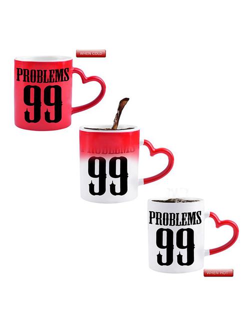 PROBLEMS 99 DESIGN Printed Color Changing Magic Mug - 14472986 - Standard Image - 1