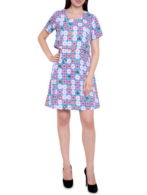 blue floral dress - 14473056 - Very Small Image - 1