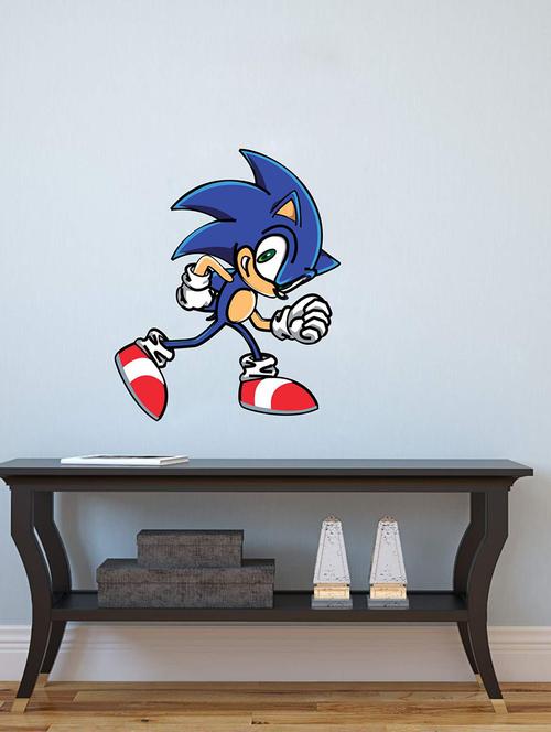 Cartoon Sonik Wall Sticker - 14473370 - Very Small Image - 1