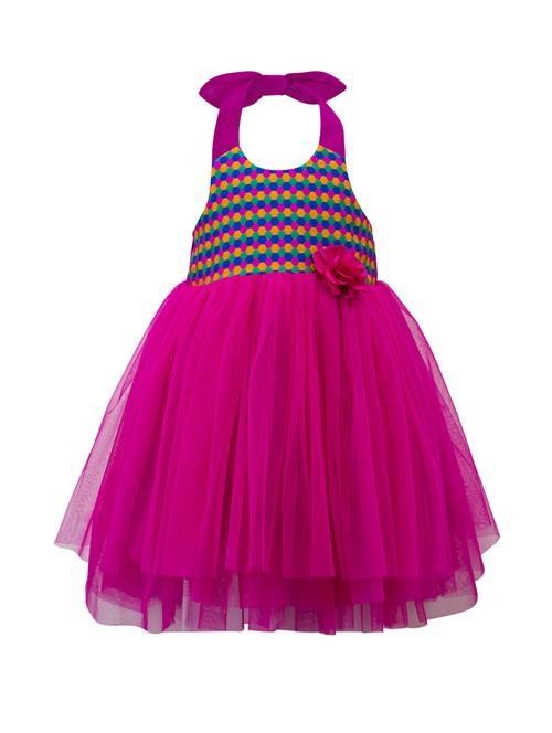 pink net party gown - 14473408 - Very Small Image - 1