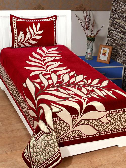 single chenille bed cover with 1 pillow cover - 14473521 - Standard Image - 1