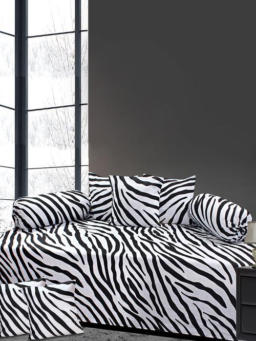 ANIMAL PRINT COTTON DIWAN SET - 14473648 - Very Small Image - 1