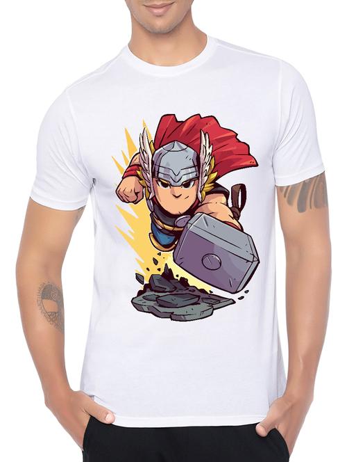 white cotton t-shirt - 14473770 - Very Small Image - 1