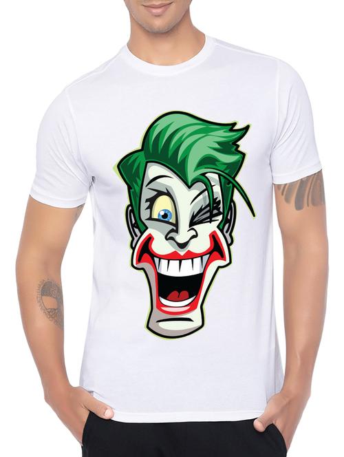 white cotton front print tshirt - 14473829 - Very Small Image - 1