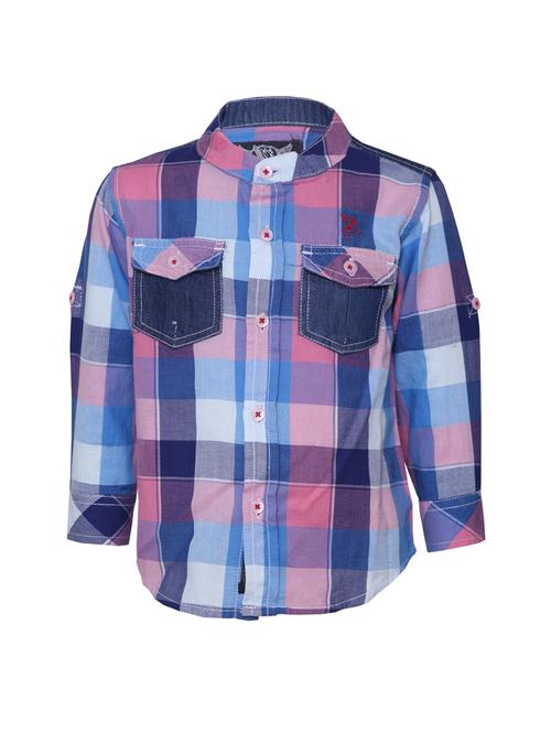 blue cotton shirt - 14474183 - Standard Image - 1