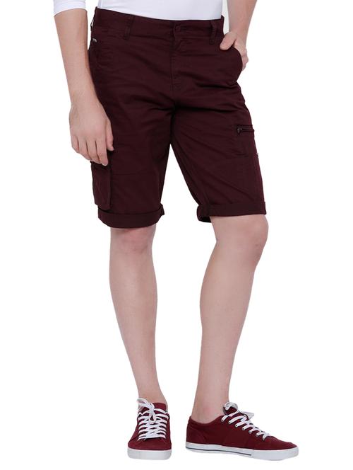 brown cotton shorts - 14474247 - Very Small Image - 1