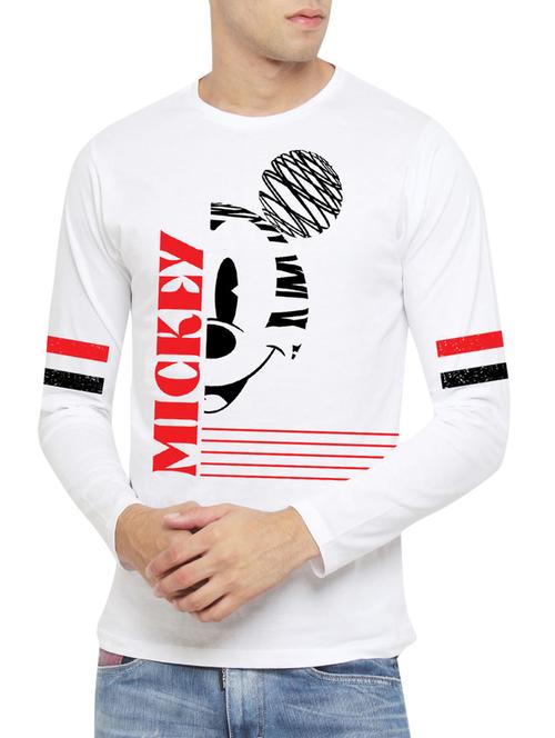 White cotton character t-shirt - 14474334 - Very Small Image - 1