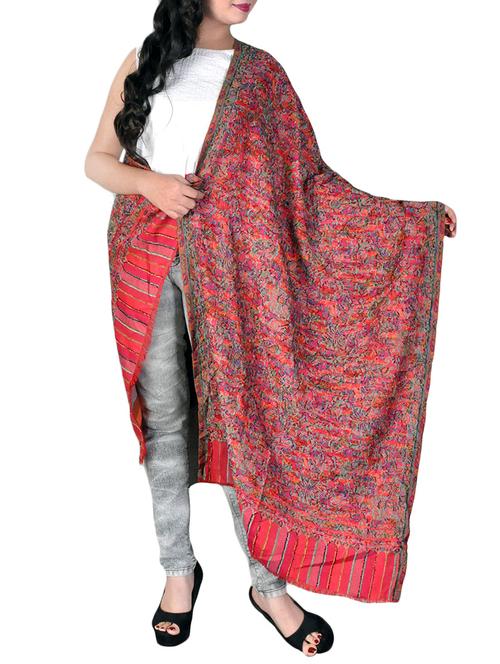 pink wool shawl - 14474444 - Very Small Image - 1