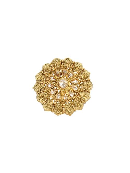 gold metal hand ring - 14474604 - Very Small Image - 1
