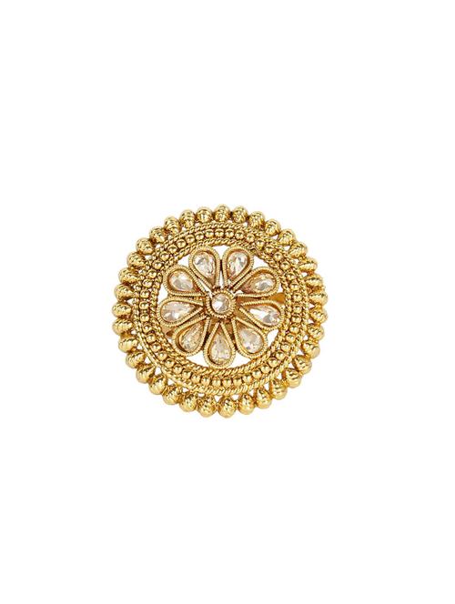gold metal hand ring - 14474606 - Very Small Image - 1