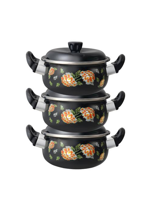 Deluxe Induction Base Non-Stick Kitchen Set of 3 Pieces Handi - 14474773 - Very Small Image - 1