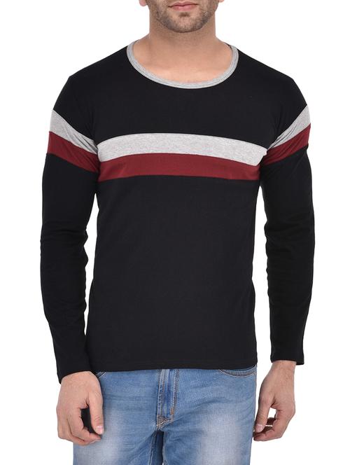 black cotton tshirt - 14474832 - Standard Image - 1
