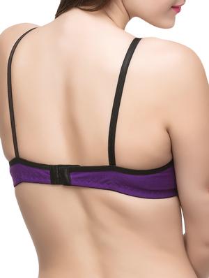 set of 3 floral patch solid bra - 14474837 - Standard Image - 3
